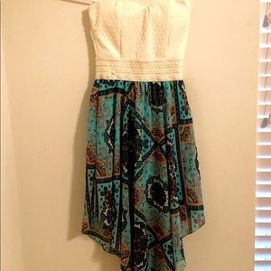 Strapless Mid length dress